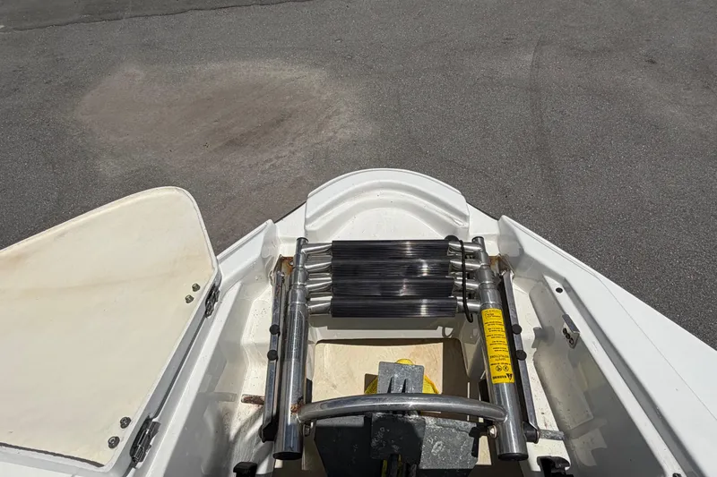 Slide: The Image of Bow view of a 2015 Monterey 288SS Super Sport boat with anchor storage. - 54