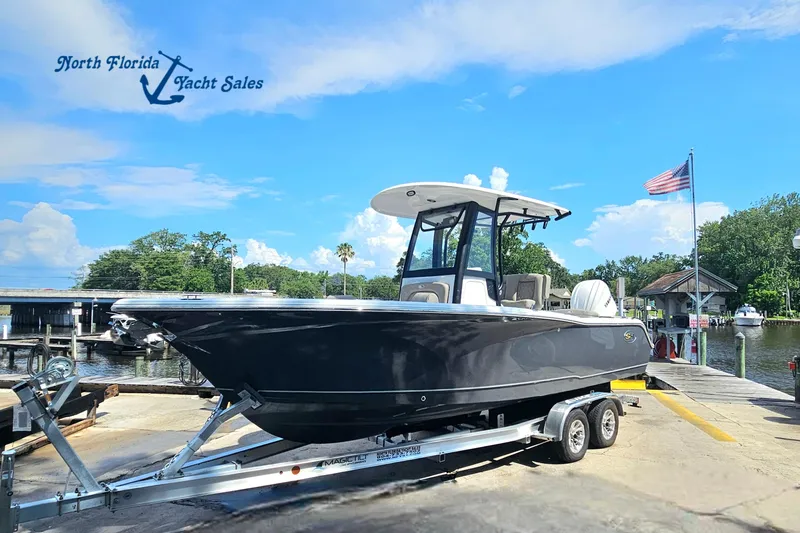 The Image of 2027 Sea Hunt Ultra 245 SE boat on trailer at North Florida Yacht Sales. - 0