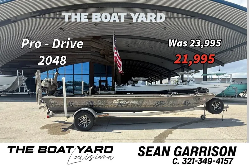 The Image of 2017 Pro-Drive 2048 boat for sale at The Boat Yard, discounted to $21,995. - 1