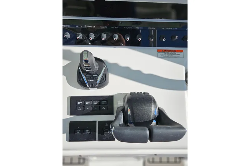Slide: The Image of Control panel of 2026 Sea Hunt Gamefish 30 Forward Seating boat. - 29