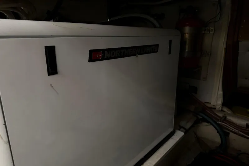Slide: The Image of Northern Lights generator in 1998 Sabreline 36 Fast Trawler engine room. - 40