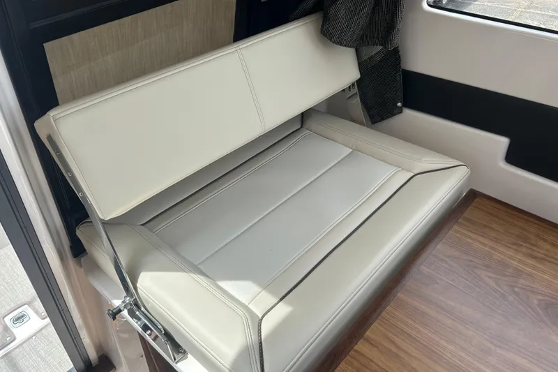 Slide: The Image of Luxurious interior seating of 2027 Solara S-250 Coupe with elegant design and premium materials. - 16