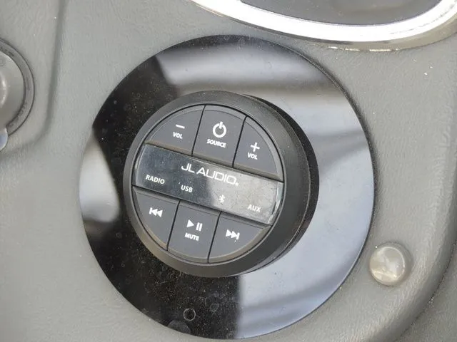 Slide: The Image of Close-up of a JL Audio control panel on a boat. - 29