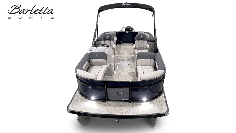 Slide: The Image of 2026 Barletta SANZA 22QC with spacious deck and sleek seating. - 29