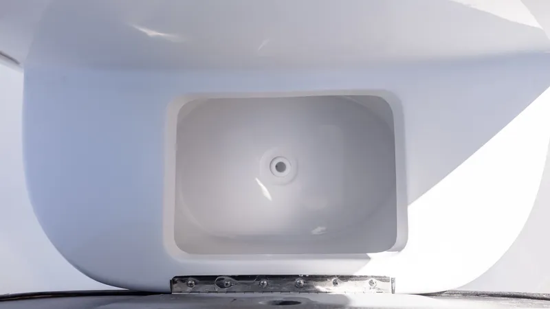 Slide: The Image of A white sink is integrated into the surface of a boat. - 16
