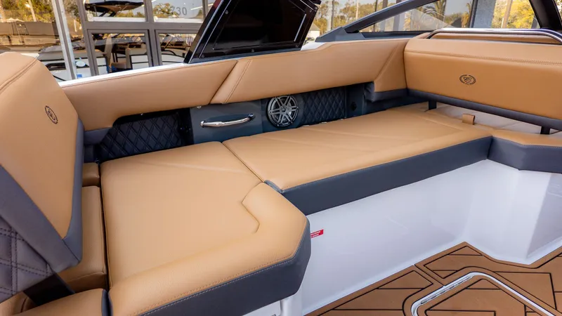 Slide: The Image of Interior of the Cobalt R6B with beige upholstery and modern details. - 13