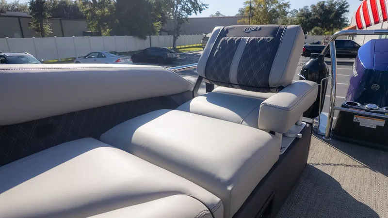 Slide: The Image of 2024 Barletta Reserve Leggera 26MA with luxurious, cushioned seating and modern design. - 10
