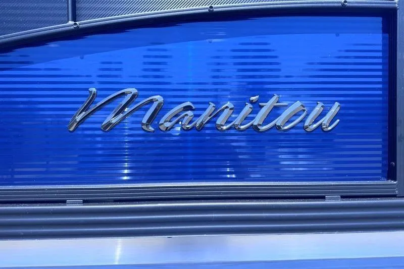 Slide: The Image of Manitou Aurora 23 RF SHP 2027 logo on blue background. - 12