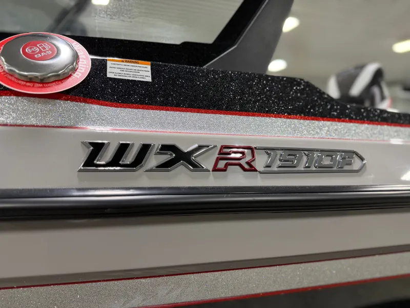 Slide: The Image of Close-up of the Skeeter WXR1910F with shiny logo and red accent. - 37