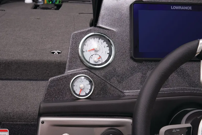 Slide: The Image of Dashboard of a 2024 Nitro Z20 Pro with gauges and a screen. - 50