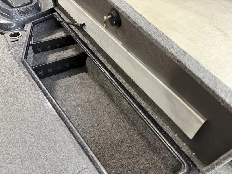 Slide: The Image of Interior view of a storage compartment on a boat. - 13