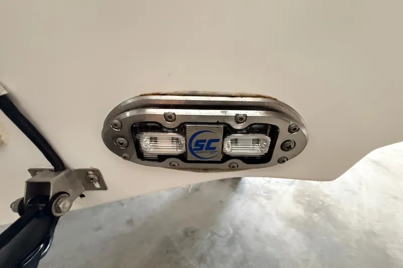 Slide: The Image of 2014 Walker Bay Generation 450 DLX boat light fixture close-up. - 26