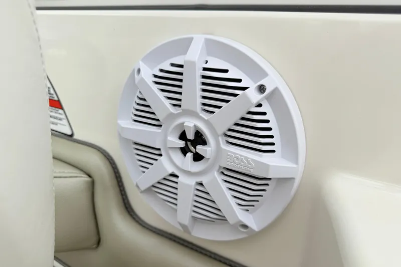 Slide: The Image of White speaker on 2007 Sea Ray 260 Sundeck boat interior. - 22