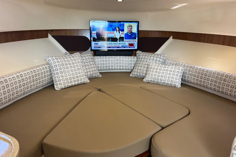 Slide: The Image of 2012 Pursuit 345 OS Forward Berth/Flatscreen TV with sound bar - 38