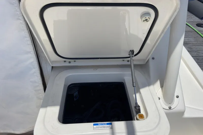 Slide: The Image of 2012 Pursuit 345 OS Deep Freezer in Cockpit - 23