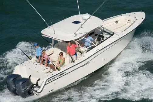 The Image of Manufacturer Provided Image: 2015 Grady-White Freedom 307 boat cruising with passengers on board. - 0