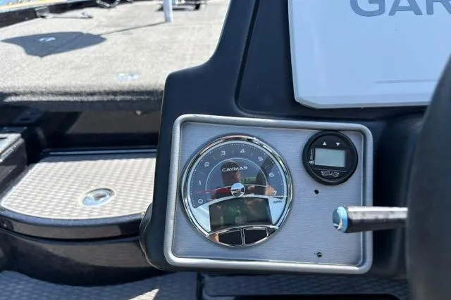 Slide: The Image of 2023 Caymas CX 20 PRO dashboard with gauges and controls. - 30