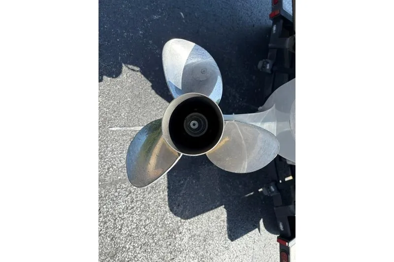 Slide: The Image of Propeller of 2023 Caymas CX 20 PRO boat on asphalt surface. - 11