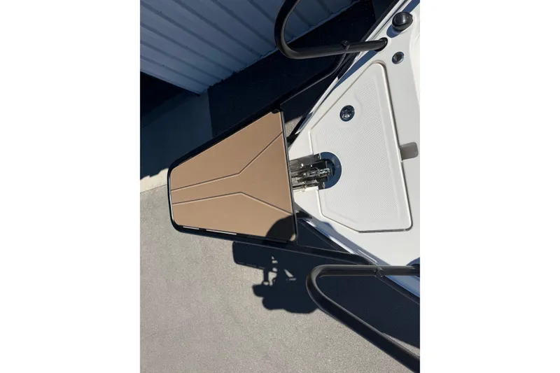 Slide: The Image of Bow view of 2026 Navan S30 boat with sleek design and modern fittings. - 26