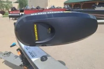 Slide: The Image of 2006 Tracker Pro Guide V-16 SC boat with PowerDrive motor, outdoor setting. - 10