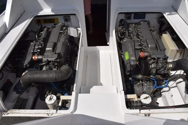 Slide: The Image of Engine hatches up, view from aft - 64
