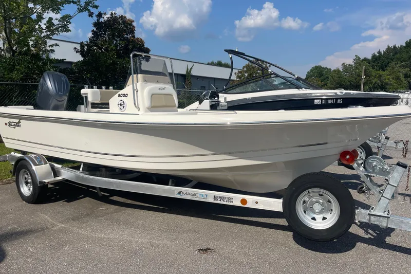 The Image of 2026 Bulls Bay 2000 boat on trailer, parked outdoors under a clear sky. - 0