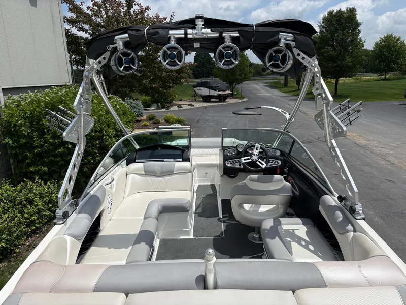 Slide: The Image of 2011 MasterCraft X2 with stylish interior and impressive sound system. - 11
