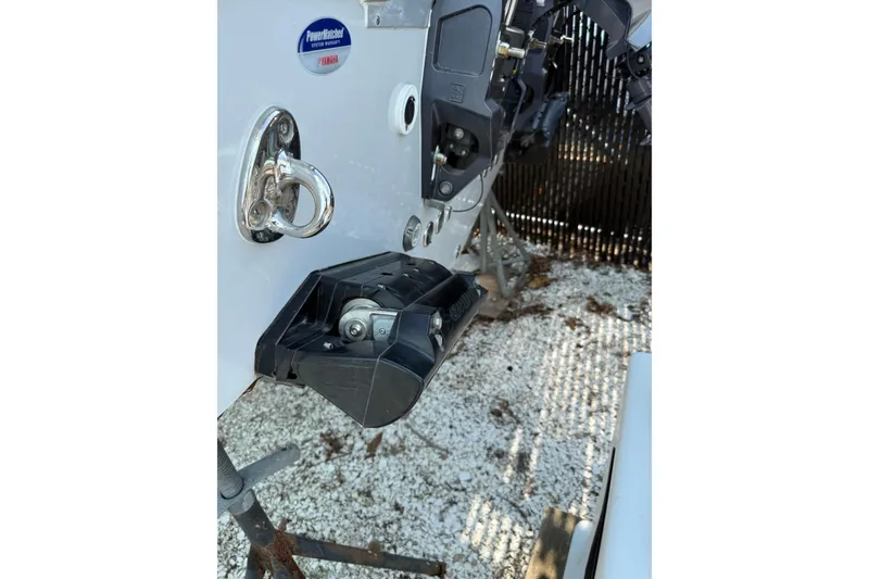 Slide: The Image of 2026 Tidewater 256 CC Adventure boat detail with Yamaha PowerMatched system. - 11