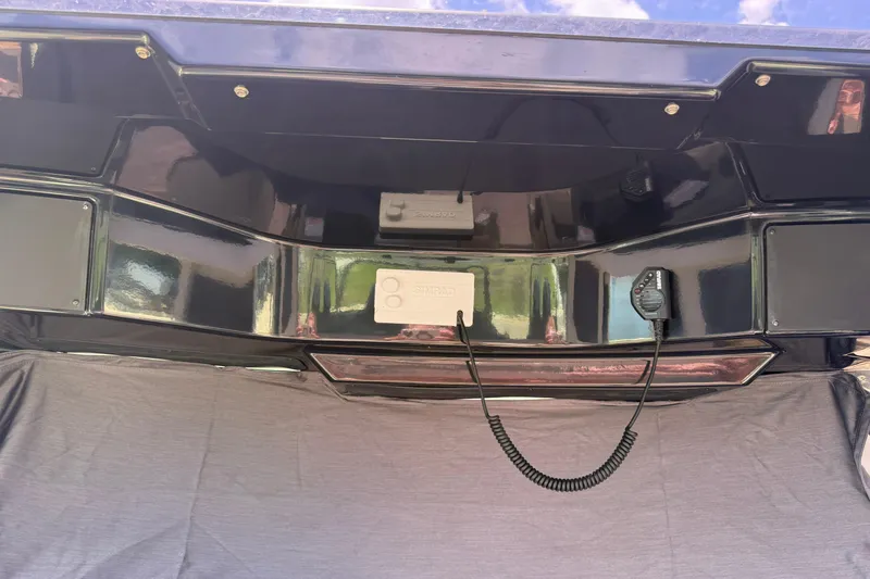 Slide: The Image of Rear view of a 2024 Navan C30 with a mounted communication device. - 11