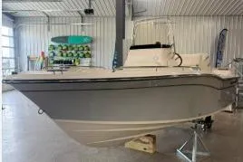 The Image of 2025 Grady-White Fisherman 180 boat displayed in a showroom. - 0