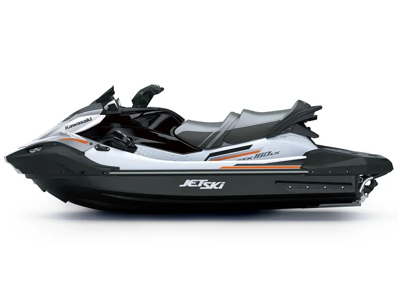 Slide: The Image of 2026 Kawasaki Jet Ski® STX® 160LX with sleek design, comfortable seating, and sporty appearance. - 3