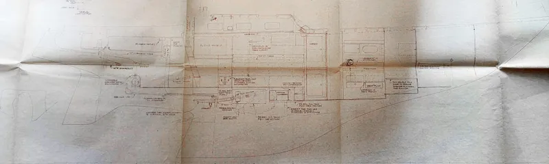 Slide: The Image of Blueprint of a 1971 Frans Maas McCurdy & Rhodes 46. - 36