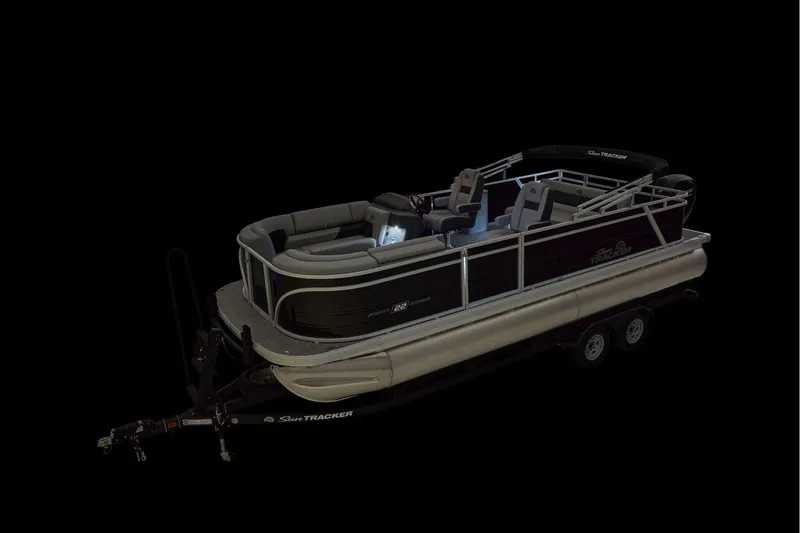 Slide: The Image of Sun Tracker Party Barge 22 RF DLX 2026 - 79