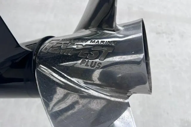 Slide: The Image of Mercury Marine Tempest Plus propeller on 2021 Tracker Pro Team 195 TXW Tournament Edition. - 10