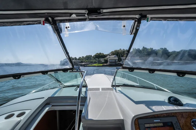 Slide: The Image of Cockpit view from a 2007 Formula 400 Super Sport boat on a sunny day. - 33