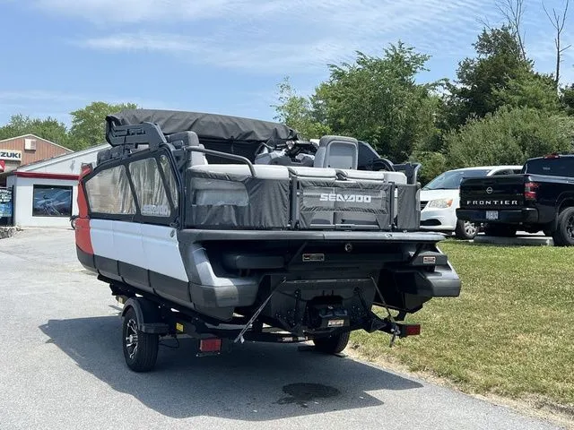 Slide: The Image of 2022 Sea-Doo Switch Cruise 18 on a trailer. - 4