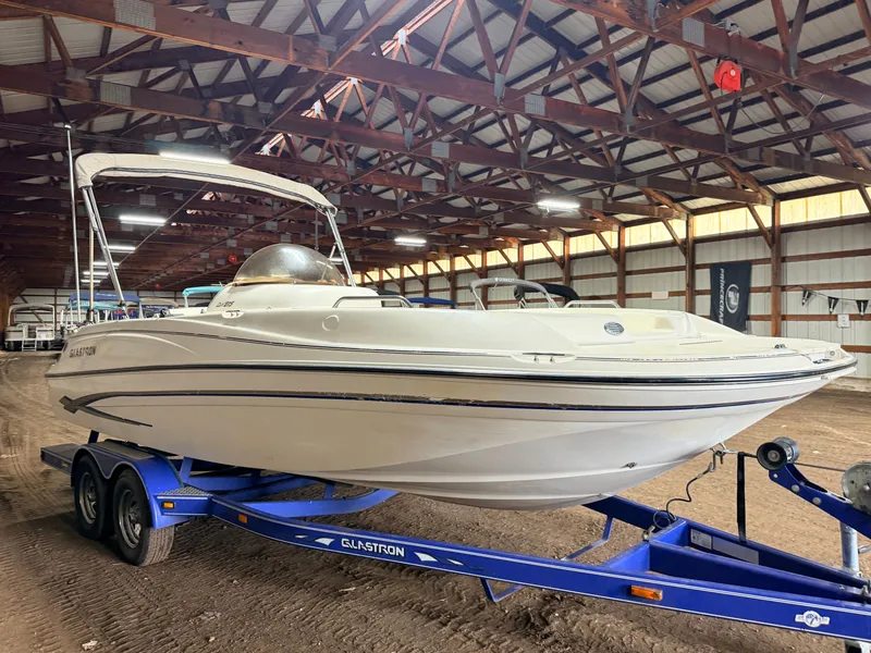 Slide: The Image of Glastron DX215 Deck Boat & 220HP 5.0L Volvo/Penta with Tandem Axle Trailer 2003 - 64