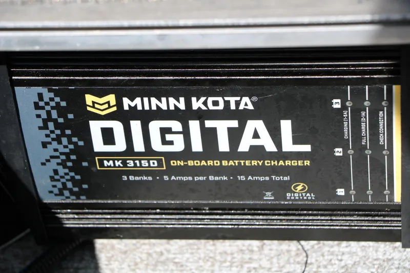 Slide: The Image of Minn Kota MK 315D digital on-board battery charger, 2023 Alumacraft Competitor FSX 185. - 44
