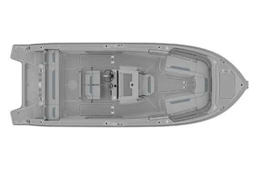 Slide: The Image of Manufacturer Provided Image: Top view of 2026 Sailfish 252 CC boat, showcasing spacious deck layout. - 10