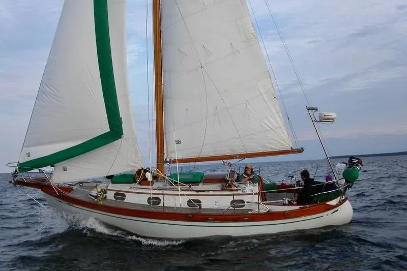 The Image of 1980 Ta Shing Baba 30 sailboat navigating open waters under full sail. - 0