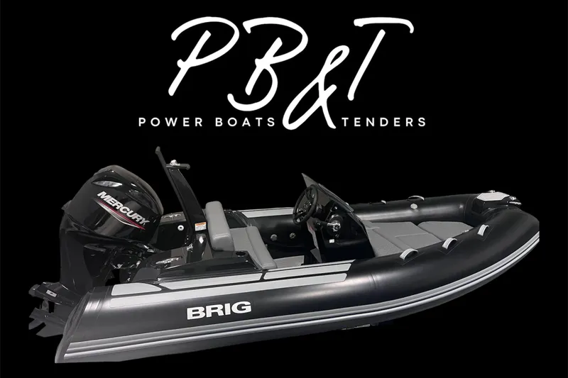 The Image of 2026 Brig Eagle 4 inflatable boat with Mercury engine, showcased by Power Boats & Tenders. - 0