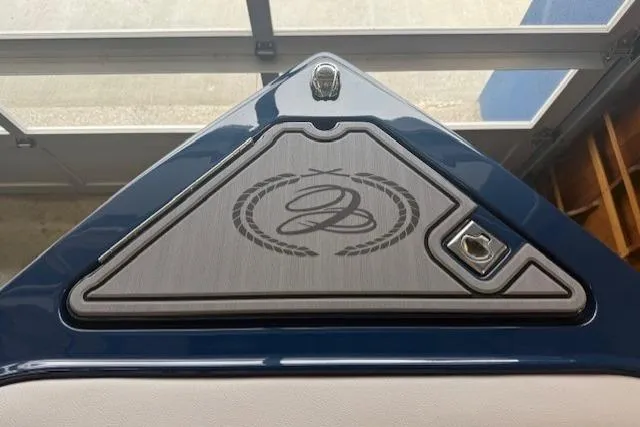 Slide: The Image of 2026 Cobalt R6 Surf boat detail with logo, featuring sleek design and modern aesthetics. - 7
