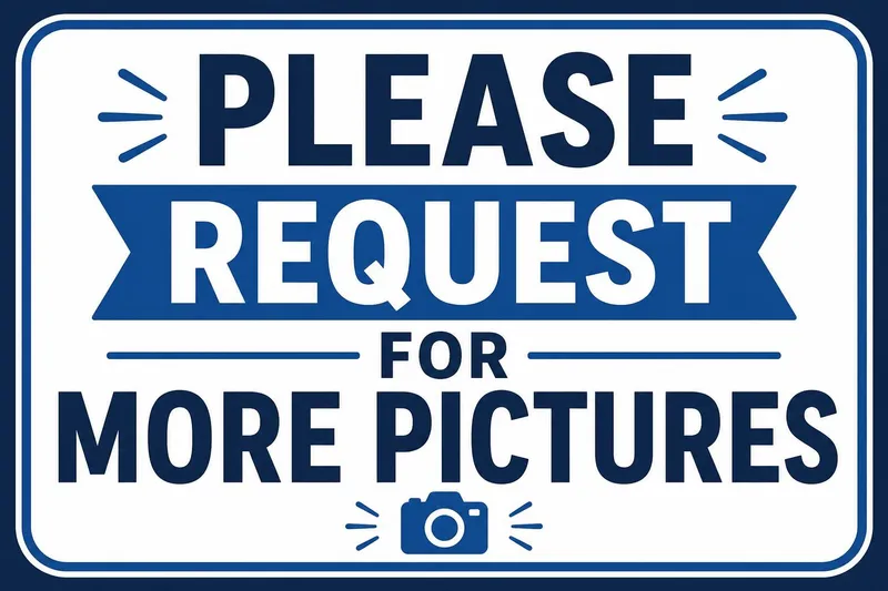 Slide: The Image of "Please request for more pictures" sign with camera icon, related to Bennington 20SLM 2012. - 7