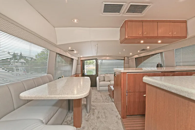 Slide: The Image of Interior of 2001 Ocean Yachts 52 Super Sport, luxurious design. - 32