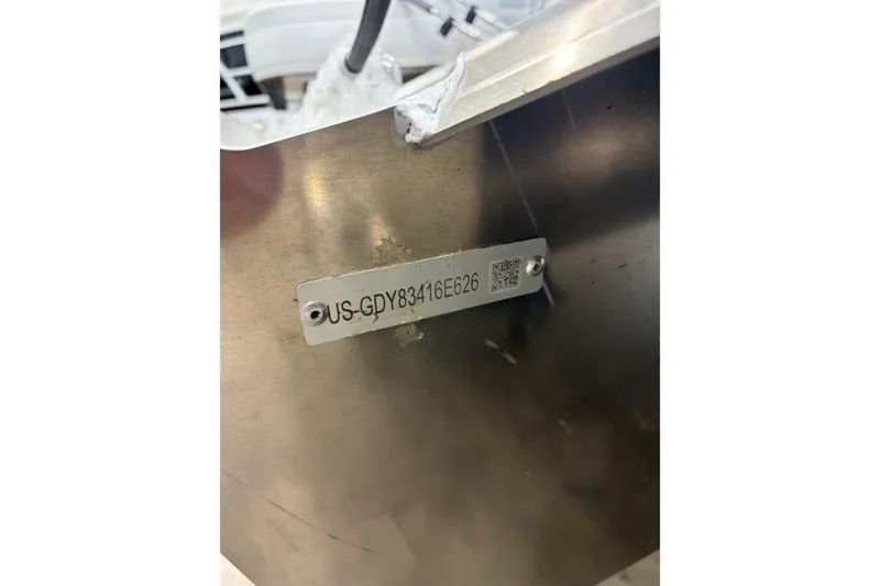 Slide: The Image of Hull identification number on 2026 Godfrey Sweetwater 2286 SB boat. - 17