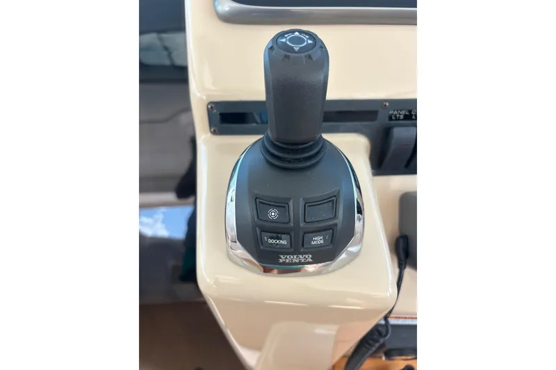 Slide: The Image of Joystick control on 2012 Tiara Yachts 3900 Sovran, featuring Volvo Penta technology. - 15