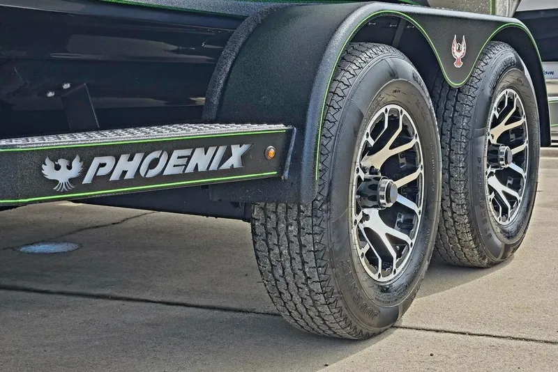 Slide: The Image of 2027 Phoenix 721 ZXL trailer with dual wheels and stylish rims. - 9