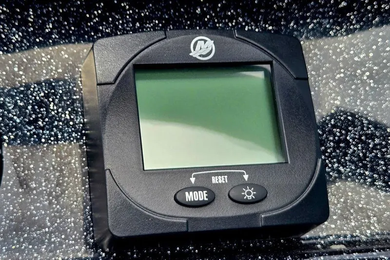 Slide: The Image of Digital display panel on a 2027 Phoenix 721 ZXL boat dashboard. - 47