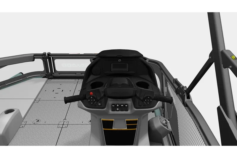 Slide: The Image of 2026 Sea-Doo Switch Sport Compact dashboard and steering view, showcasing modern design. - 3