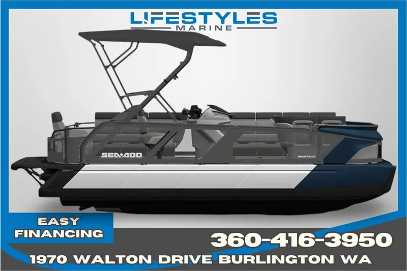 The Image of 2026 Sea-Doo Switch Cruise 21 pontoon boat, available at Lifestyles Marine, Burlington WA. - 0